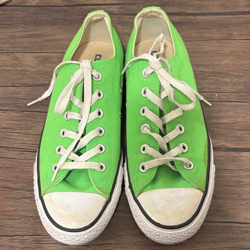 Converse Green Canvas Shoes